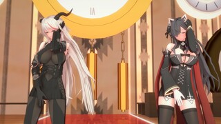 [Azur Lane MMD/Nomor Sembilan] Godaan ganda Agil dan August