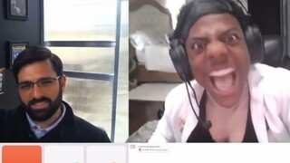 Speed pretends to be a Real Madrid busty girl on a video chat site to tease a guy