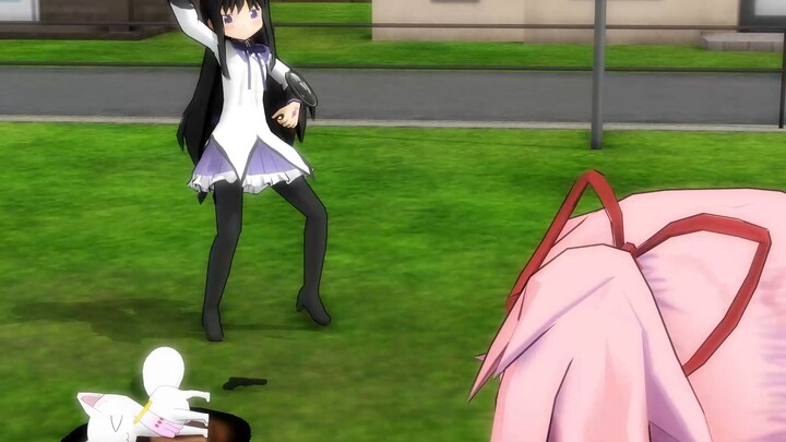 [ Puella Magi Madoka Magica MMD] Precious video of Homura Akemi successfully preventing Madoka Kanam