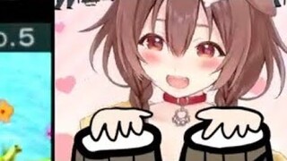 Korone Being B̶A̶D̶  CUTE at Drumming