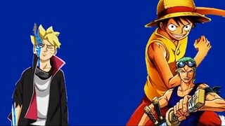 naruto + boruto + one pice