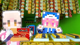 MOMON & ATUN BANGUN WARUNG di MINECRAFT untuk PAPA MOMON @BANGJBLOX