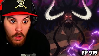 One Piece Episode 915 REACTION | Destructive! One Shot, One Kill - Thunder Bagua!