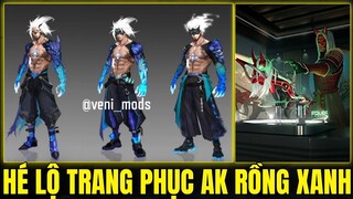 Free Fire - Skin Súng Nâng Cấp Mới Sắp Xuất Hiện - Hé Lộ Trang Phục AK Rồng Xanh Cực Đẹp Xắp Có