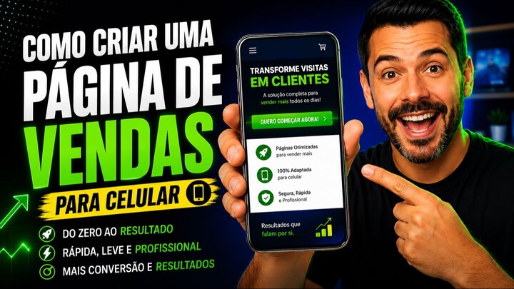 Como Criar uma Página de Vendas para Celular no WordPress  Passo a Passo