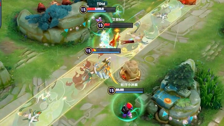 The supports are practically carrying the whole team!