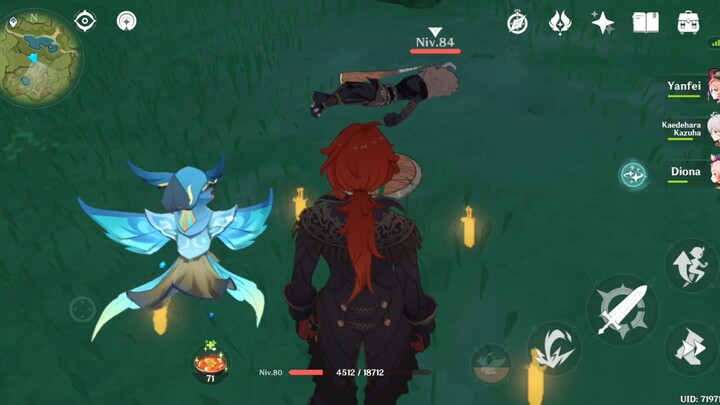 hilichurl sleeping in peas until...