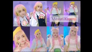 Mitsuri Kanroji (KNY) inspired look outfit (wig play)