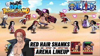 Red Hair Shanks Arena Lineup META! OPG: Treasure Island Mobile