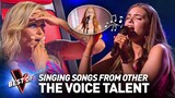 Songs of FAMOUS The Voice Talents Getting Covered on The Voice! | Top 10