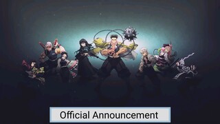 Kimetsu no Yaiba: Hashira Geiko-hen || Official Announcement