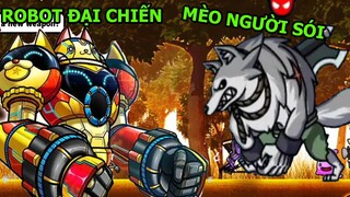 The Battle Cats 2 - MÈO SSR MỚI NHẤT ROBOT NGOÀI HÀNH TINH VS NGƯỜI SÓI Cats the CommanderTHÀNH EJ