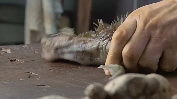 The chef kills fish every day but never eats them.