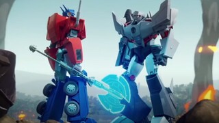 The new animation battle is so exciting! The collaboration between Optimus Prime and Megatron is ver