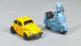 [Animasi Stop Motion] Desain mobil sewaan pria 7cm! Petunjuk Transformasi Lucky Cat ET01-Bumblebee