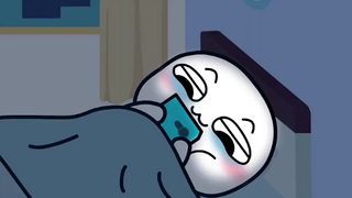 发给你熬夜的朋友看  "动漫 "熬夜 h搞笑视频