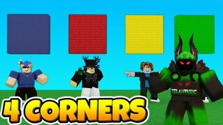 Roblox BedWars 4 CORNERS...