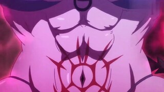 The devil is unsealed, and his power increases instantly. The hero's power is not enough to defeat t