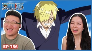 SANJI VS BIG MOM CREW! | One Piece Episode 756 Couples Reaction & Discussion