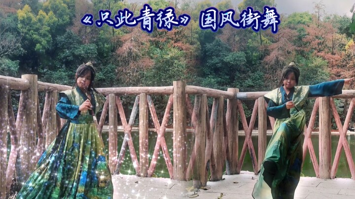 Pergi ke sungai, empat musim, kehijauan dan pegunungan ~ Tarian jalanan gaya Cina "Hanya Hijau Ini",