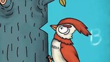 Children's puzzle brain animation test - Woodpecker