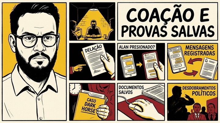 Dark horse em Perigo: O Depoimento Secreto da produtora fala que ela foi coagida por delação