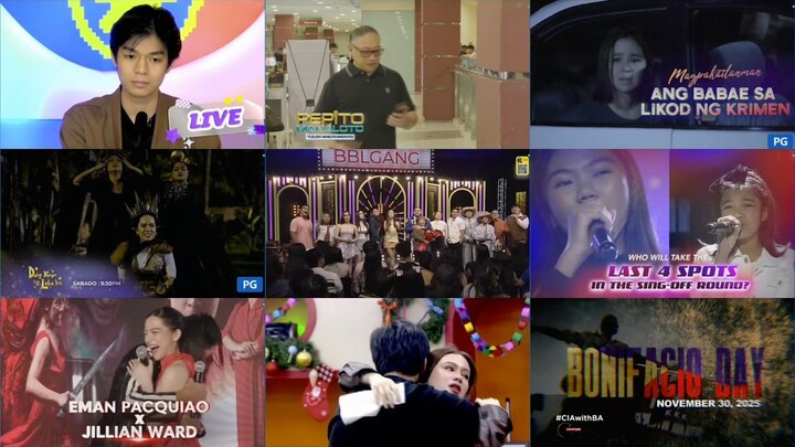 GMA 7 Network Commercial Break November 29 & 30, 2025 (Weekend Saturday & Sunday)