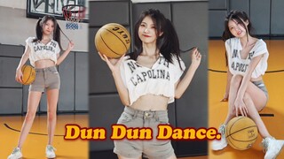 【一粒云朵】放学后球场见！♥挑战噜妹夏日热舞DunDunDance