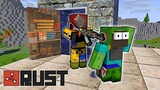 Monster School : ZOMBIE ENTERED THE RUST WORLD SOLO SURVIVAL - Minecraft Animation