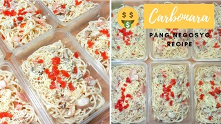 PINOY STYLE CARBONARA PANG NEGOSYO // EASY PANGNEGOSYO RECIPE