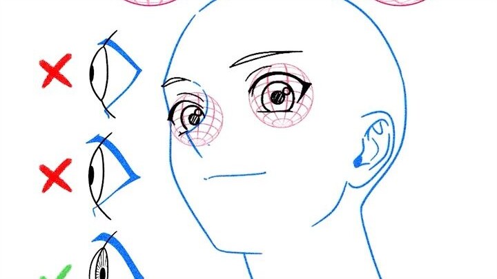 【Kawaiisensei】Phương pháp vẽ “đôi mắt” chân thực | Cách vẽ tròng mắt đúng chuẩn ở mọi góc độ