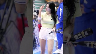 손부채가 이렇게 이쁜거였어? #이예빈 #치어리더