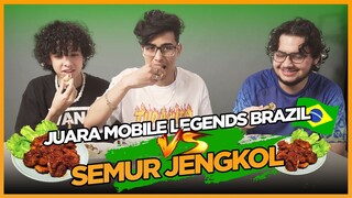KETIKA BULE BRAZIL DIKASIH MAKANAN INDONESIA