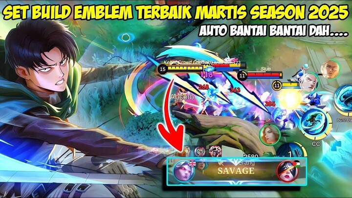 BUILD MARTIS TERSAKIT BUAT CURI SAVAGE & KILL BANYAK!! KALIAN WAJIB COBABEST BUI