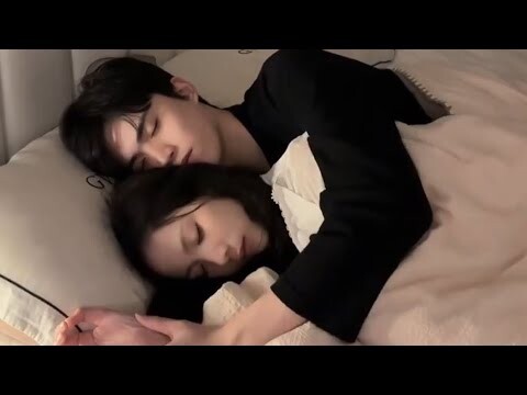 Sweet And Cute Moments Couple At Night Routine❤️‍🔥