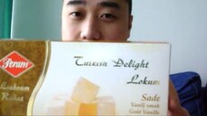 ASMR EATING SOUNDS - TURKISH DELIGHT VANILLA FLAVOUR (LOKUM)