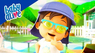 Baby Alive Official ☀️ Babies Trip To The Beach! 🥰 Kids Videos 💕