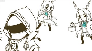 [ Arknights ] Amiya is here!!!! (Magic handwriting)