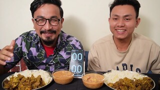 RED MEAT CURRY EATING CHALLENGE || BEEF CURRY EATING CHALLENGE || BEEF CURRY EATING SHOW