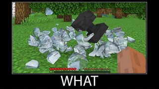 Minecraft wait what meme part 47 Realistic minecraft glass