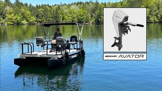 The BEST All-Purpose Mini Pontoon & the Mercury Avator!