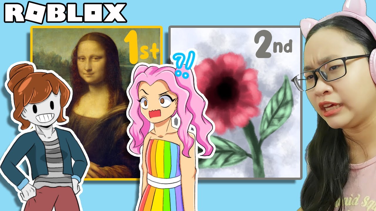 Playing speed draw in roblox with Uni!! - BiliBili