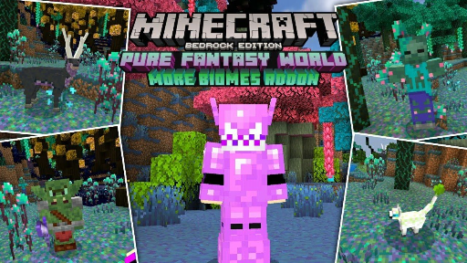 Minecraft มือถือ Addon Pure Fantasy โลกแห่งแฟนตาซี!!!_HD_60fps
