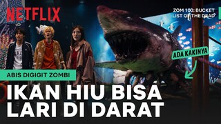 LARI! Ada Hiu Berubah Jadi Zombi! 😰 | Zom 100: Bucket List of the Dead | Clip