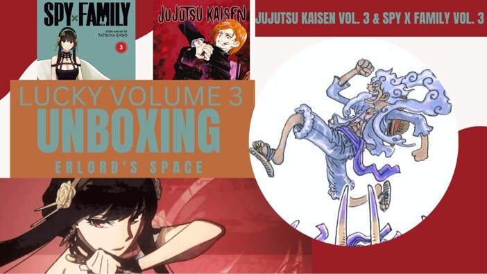Jujutsu Kaisen Volume 3 and Spy X Family Volume 3 - Manga Unboxing