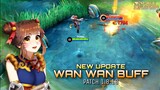 Wan-Wan diBuff, Jarak Ultimate-nya Semakin Jauh🤯‼️[UPDATE MLBB]