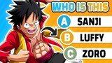 One Piece Quiz | Guess the One Piece Character 👒🏴‍☠️ luffy gear 5