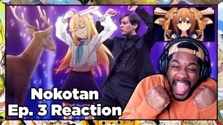 DID SHE JUST DO THE BULLY MAGUIRE??? My Deer Friend Nokotan Episode 3 Reaction