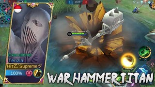 TERIZLA SKIN AS WAR HAMMER TITAN SCRIPT | ATTACK ON TITAN | ABC FILE + NO PASSWORD - MOBILE LEGENDS