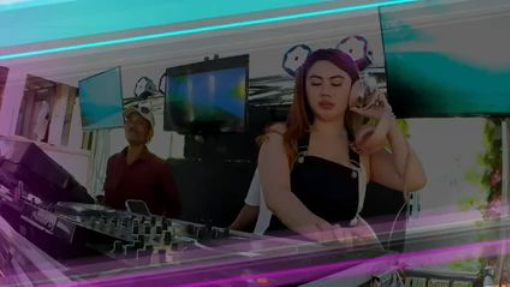 DJ on the street full bass